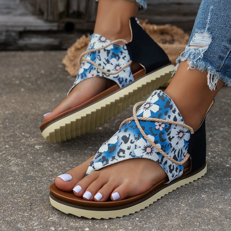 š„ĆLTIMO DĆA 60% DE DESCUENTOš„ - Sandalias casuales de cuƱa para mujer