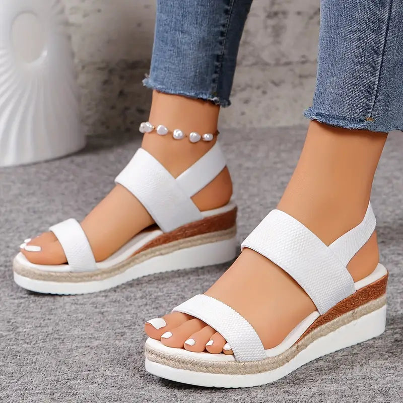 š„ĆLTIMO DĆA 60% DE DESCUENTOš„ - Sandalias casuales de cuƱa para mujer