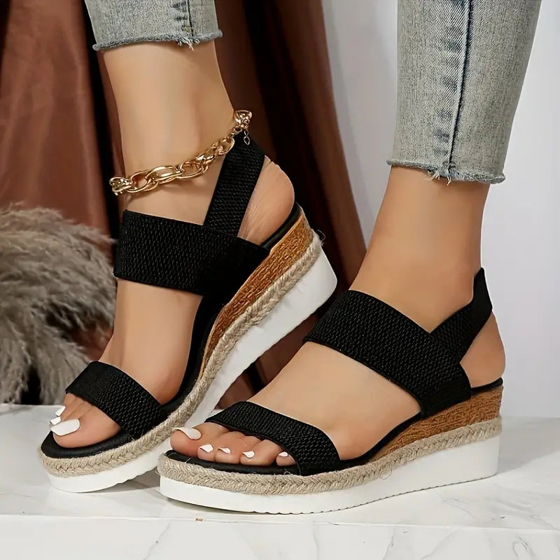 š„ĆLTIMO DĆA 60% DE DESCUENTOš„ - Sandalias casuales de cuƱa para mujer
