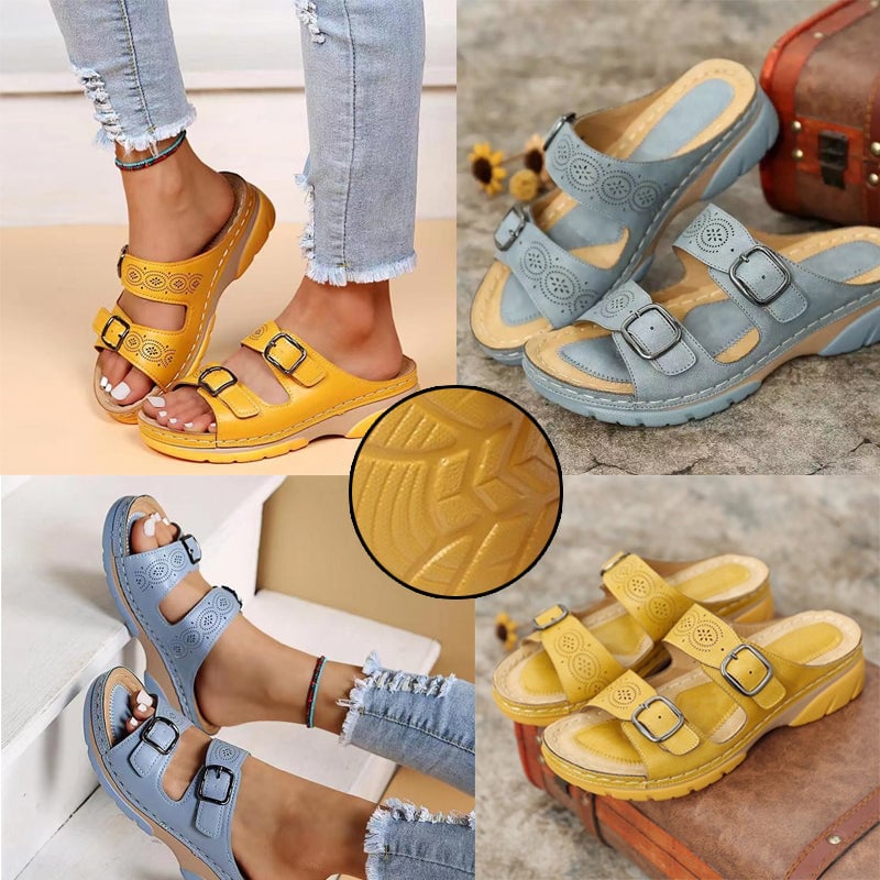 š„ĆLTIMO DĆA 60% DE DESCUENTOš„ - Sandalias casuales de cuƱa para mujer