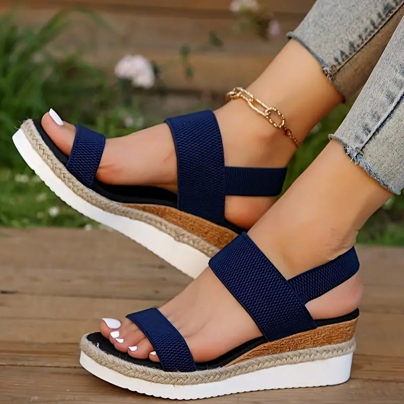 š„ĆLTIMO DĆA 60% DE DESCUENTOš„ - Sandalias casuales de cuƱa para mujer