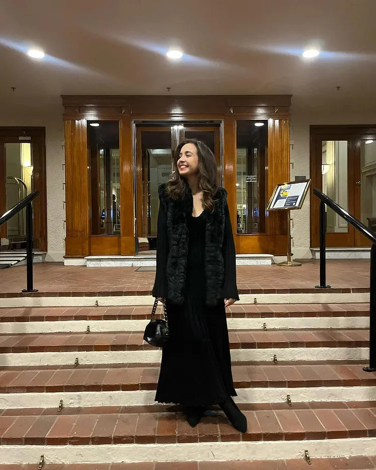 Vestido midi de punto con mangas, otoño 2024 (Compra 2 y envío gratis)