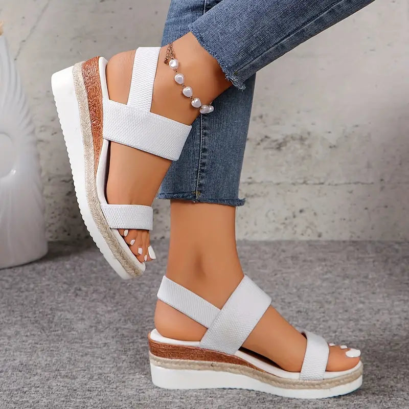 š„ĆLTIMO DĆA 60% DE DESCUENTOš„ - Sandalias casuales de cuƱa para mujer