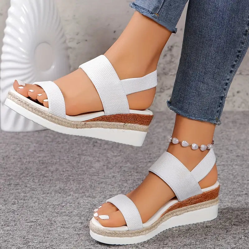 š„ĆLTIMO DĆA 60% DE DESCUENTOš„ - Sandalias casuales de cuƱa para mujer