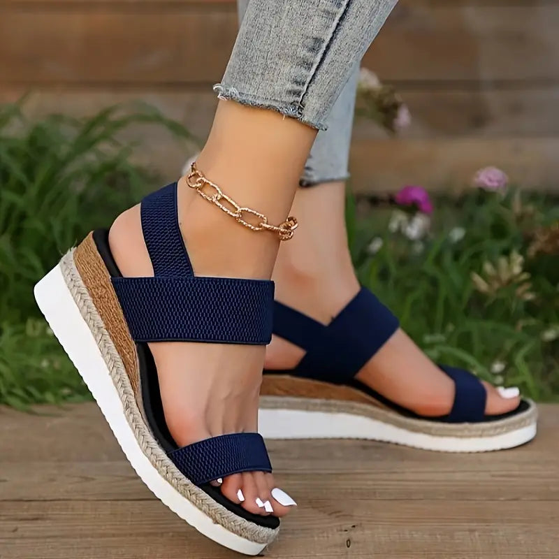 š„ĆLTIMO DĆA 60% DE DESCUENTOš„ - Sandalias casuales de cuƱa para mujer