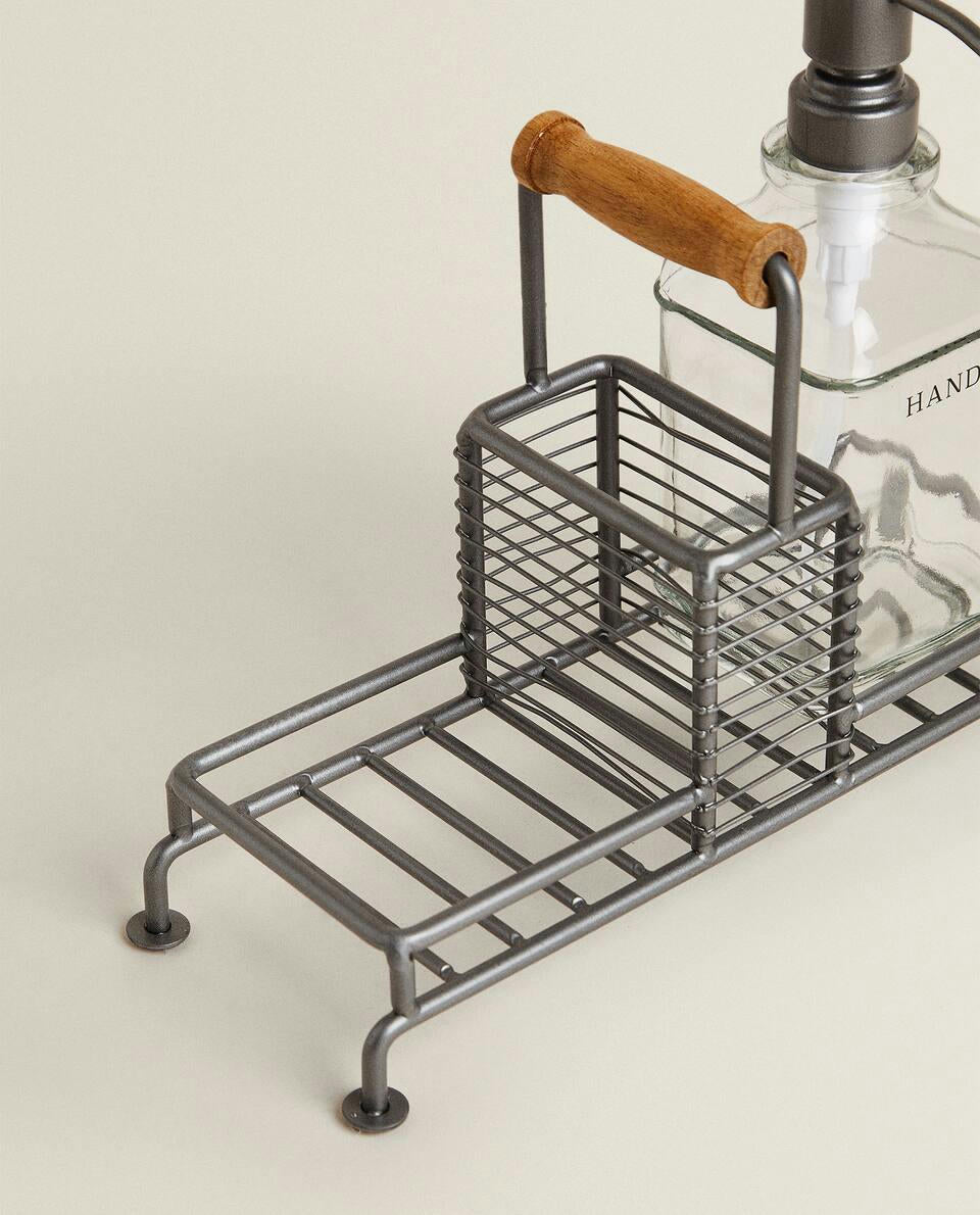 DISPENSADOR DOBLE CON SOPORTE 