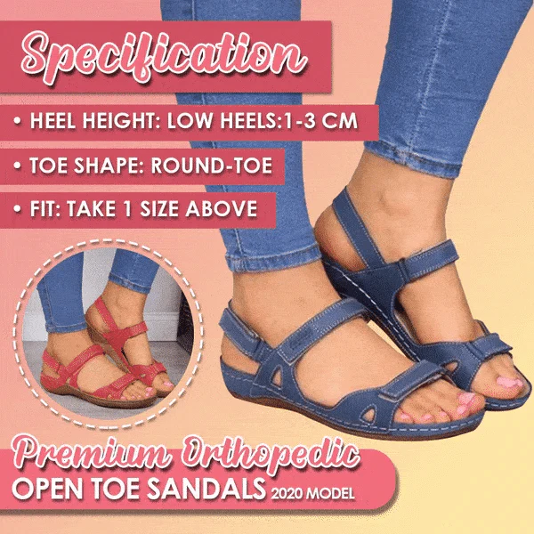 🔥ÚLTIMO DÍA 49% DE DESCUENTO - Sandalias de piel sintética premium para mujer 