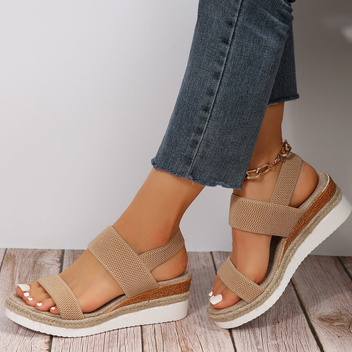 🔥ÚLTIMO DÍA 60% DE DESCUENTO🔥 - Sandalias casuales de cuña para mujer 