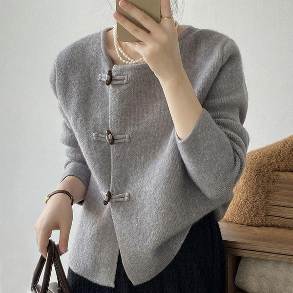 Simple Plain Grey Sweater