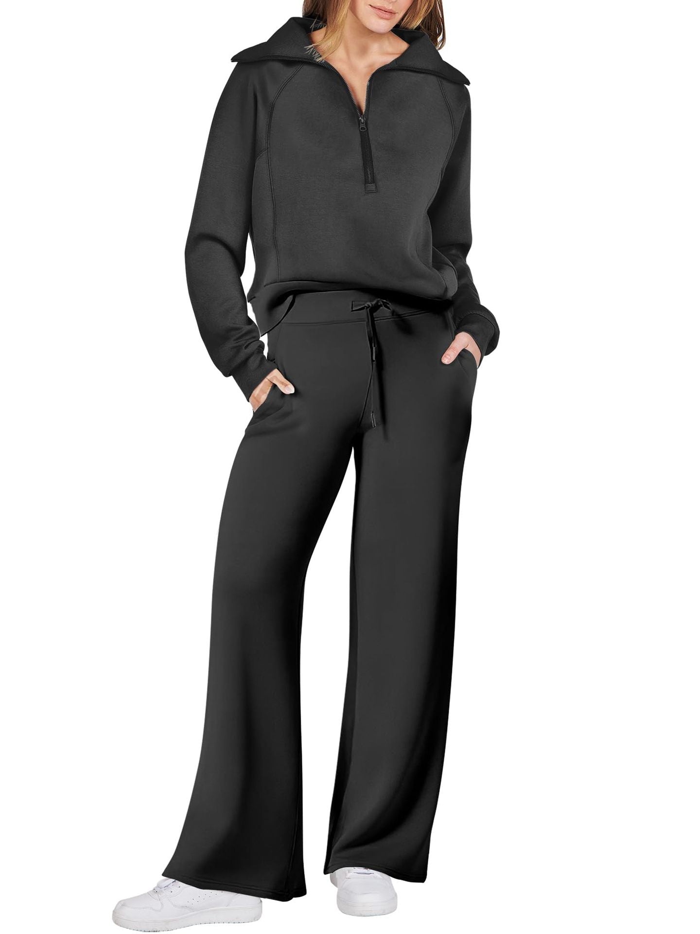 ¡Oferta especial! Conjunto deportivo informal de 2 piezas para mujer (Compra 2 y envío gratis)
