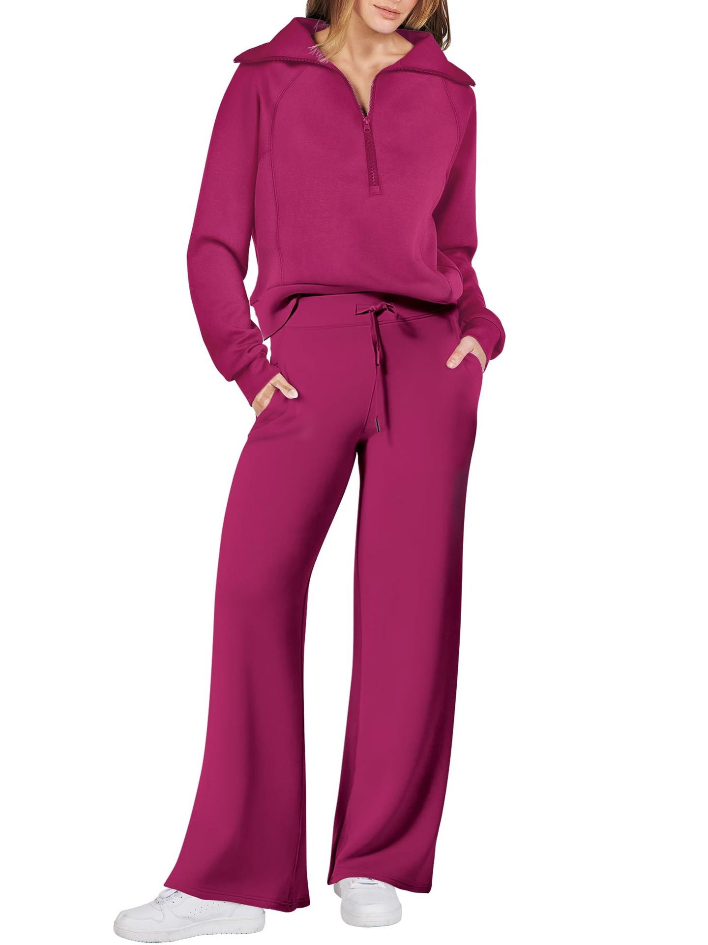¡Oferta especial! Conjunto deportivo informal de 2 piezas para mujer (Compra 2 y envío gratis)