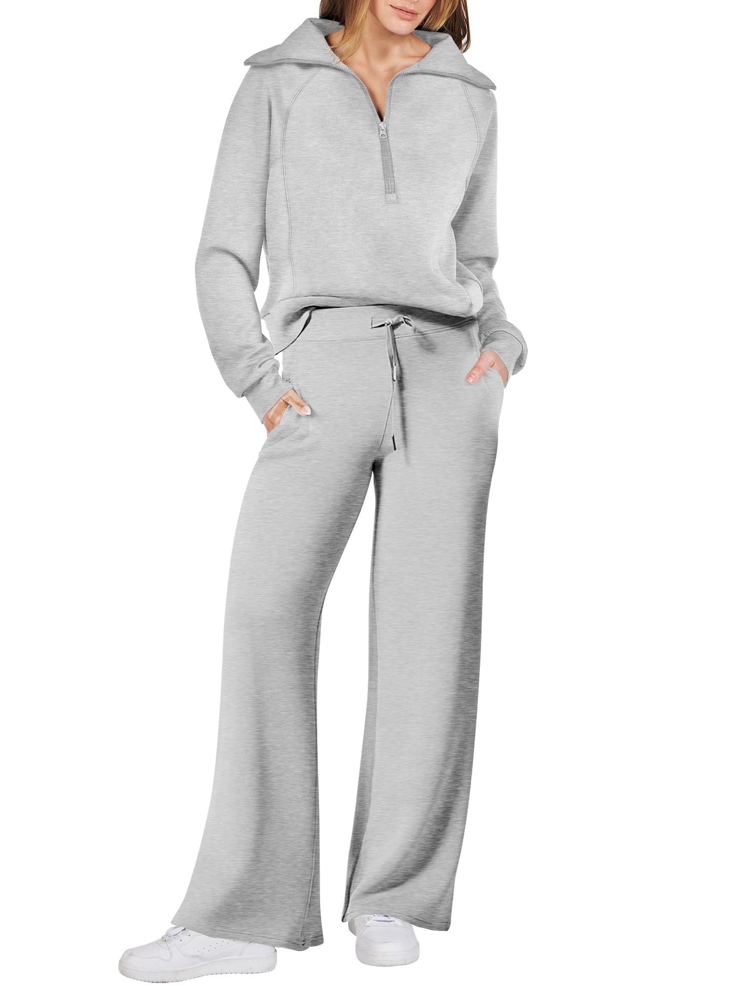¡Oferta especial! Conjunto deportivo informal de 2 piezas para mujer (Compra 2 y envío gratis)