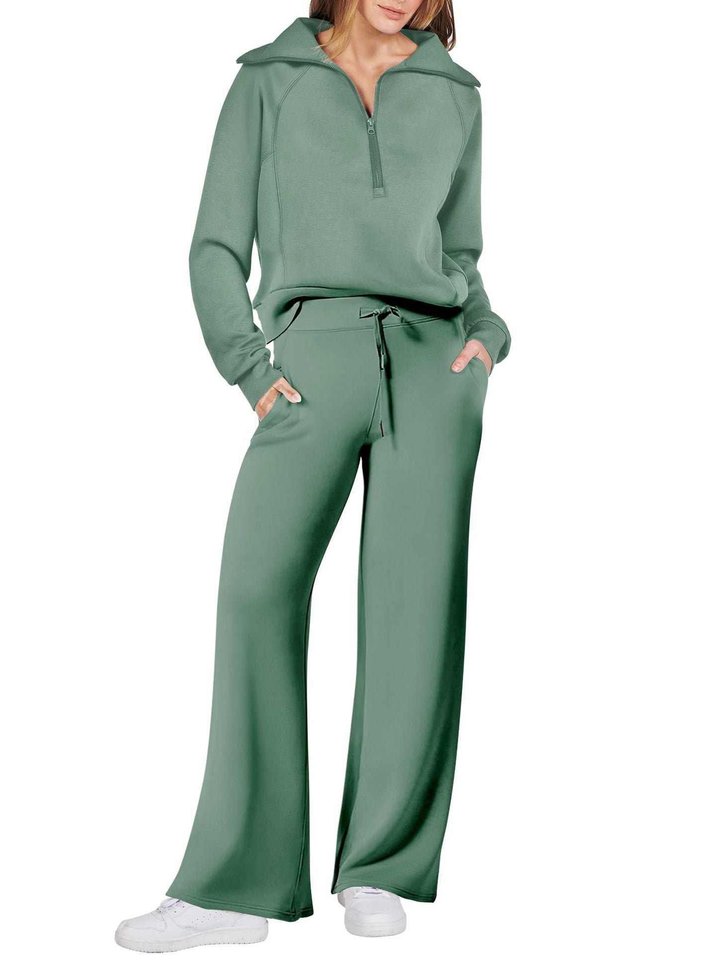 ¡Oferta especial! Conjunto deportivo informal de 2 piezas para mujer (Compra 2 y envío gratis)
