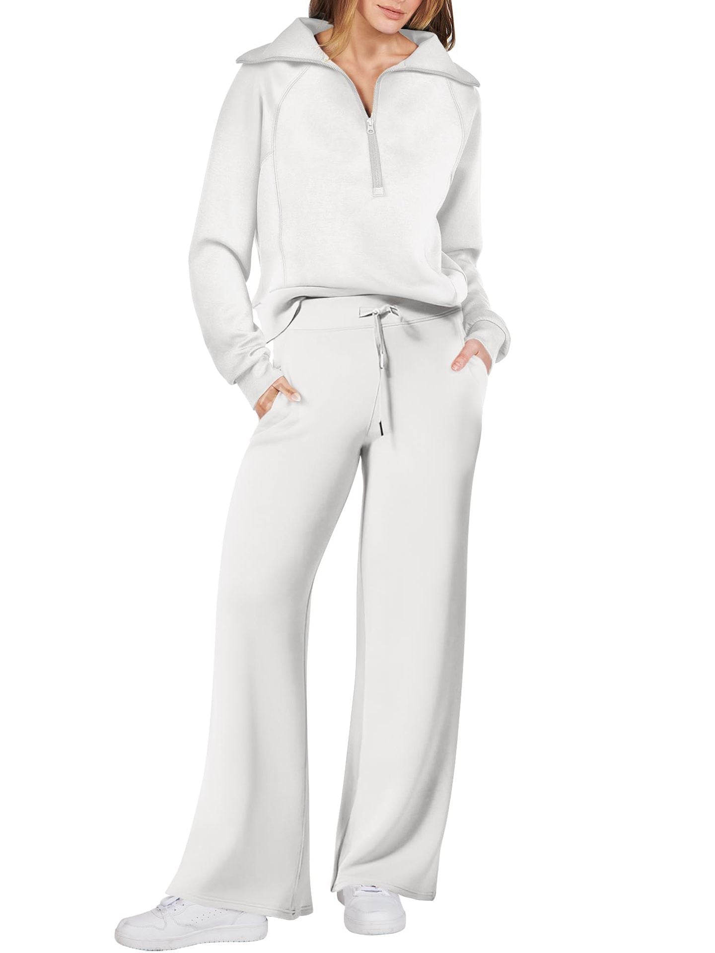 ¡Oferta especial! Conjunto deportivo informal de 2 piezas para mujer (Compra 2 y envío gratis)