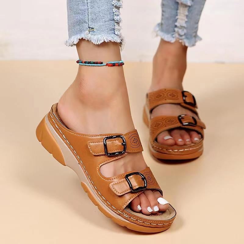 🔥ÚLTIMO DÍA 60% DE DESCUENTO🔥 - Sandalias casuales de cuña para mujer 