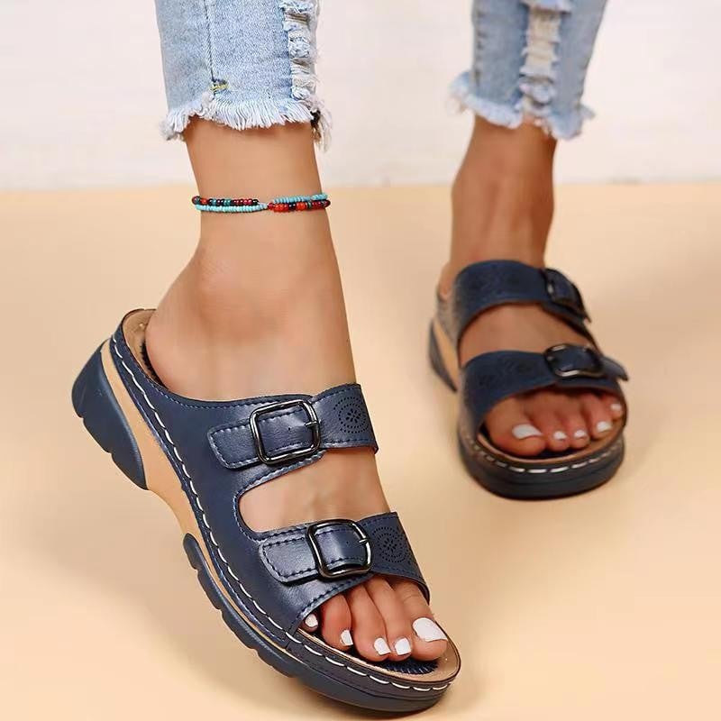 🔥ÚLTIMO DÍA 60% DE DESCUENTO🔥 - Sandalias casuales de cuña para mujer 