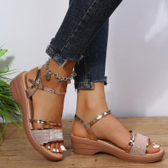 🔥ÚLTIMO DÍA 50% DE DESCUENTO🔥NUEVAS SANDALIAS ORTOPÉDICAS DE CUÑA CON PUNTA ABIERTA PARA MUJER 2024 